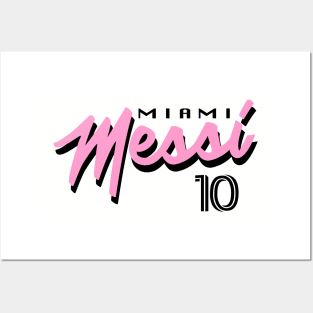 Miami Messi 10, Miami Football Club Design Posters and Art